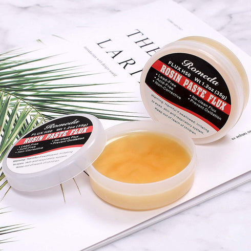 4 Jar Solder Flux, Rosin Soldering Flux Paste for Lead-Free Electronics Soldering DIY (1.2oz/35g in a Jar)