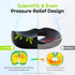 Tailbone AUVON Innovative Donut Pillow Hemorrhoids Scientific Center Hole and Cutout, Orthopedic Pain Relief Donut Seat