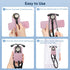 SKYREH 3M Stethoscope Holder Clip, PU Leather Stethoscope Hip Holder Lightweight Portable Holster for Physicians