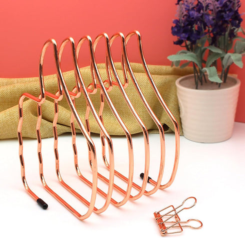 Elegant Rose Gold Thumb-Shaped Bookend for Desk Organization