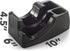 Officemate Heavy Duty Weighted 2-in-1 Tape Dispenser, Recycled, Black (96660)