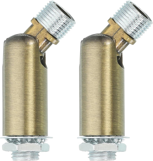 MECCANIXITY 2pcs Sloped Ceiling Adapter, 180 Degree Swivel M10 Fine Thread Sloped