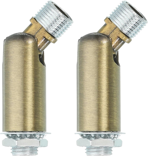 MECCANIXITY 2pcs Sloped Ceiling Adapter, 180 Degree Swivel M10 Fine Thread Sloped