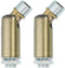 MECCANIXITY 2pcs Sloped Ceiling Adapter, 180 Degree Swivel M10 Fine Thread Sloped