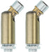 MECCANIXITY 2pcs Sloped Ceiling Adapter, 180 Degree Swivel M10 Fine Thread Sloped