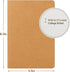EUSOAR A5 Kraft Notebook, 12 Pack 5.5" x 8.3" 60 Pages Soft Cover Lined Notebooks Journal, Travel Notebook Journal, Drawing Notebook Notepad Sketchbook, Students Office Subject Diary Journal by EUSOAR