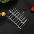6 Toast Bread Rack Stainless Steel Bread Holder Kitchen Slices Bread Display Stand Lightweight Food Display Tool