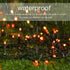2Pack 144ft 400 8 IP44 Solar Halloween String Lights Outdoor Orange, LED Spooky Lights Modes with Timer, Waterproof