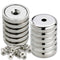 LOVIMAG 60 lbs Neodymium Cup Magnets, Industrial Strength Round Base Rare Earth Magnets, Pack of 12 with Heavy Duty