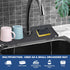 2 2 1 Counter, Pcs Silicone Faucet Handle Drip Catcher Tray Mat, in Dish Soap Sponge Holder for Kitchen Sink & Sink