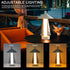 3-Way Dimmable 12"H JHY DESIGN Bedside Lamp Umbrella-shaped Touch Control Table Lamp Nightstand Lamp with Grey anodized