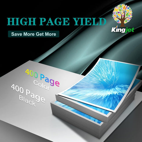 Kingjet LC3013 Ink Cartridges, 8 Pack Compatible for Brother LC3013 LC3011 Printers