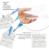 4x3 Inches Card(Holders,50PCS) Horizontal Badge Holder, Clear ID Card Holder with Waterproof Resealable Zip Type