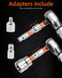 JU JIAN TEC 13-Piece Set 6-Point E4 E20 1/4 3/8 E-Torx Socket with Star Design - to Sizes, & Drive, Hardened CR-V