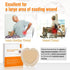 7.2''x7.2''(18cm x18cm) 5 Carbou Silicone Wound Care Products, Bordered Silicone Adhesive Sacral Foam Dressing,Silicone