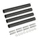 MECCANIXITY Threaded Extension Rod, 3.94" Lamp Pipe with Connector Light Fixture Parts for