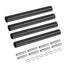MECCANIXITY Threaded Extension Rod, 3.94" Lamp Pipe with Connector Light Fixture Parts for