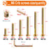 weideer 26 Set M6x20/40/50/60/70/80mm Crib Screws Hardware Replacement Kit Baby Bed Frame Bolts Barrel Nuts Wooden