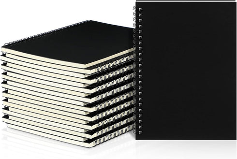 Yahenda Spiral Notebook Bulk, A5 College Ruled Journals, 8.3 x 5.5 Inch, 18 Pcs Thick Paper Notebook
