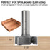 1/2" Shank 1-1/2 inch Cutting Diameter T Shape CNC Spoilboard Surfacing Router Bits for Woodworking
