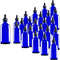 24 Pack 4oz Blue Glass Dropper Bottles, Eye Dropper Bottles with Glass Droppers for Essential Oils, 4oz