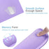 MOSISO Keyboard Mouse Pad Set, Large Gaming Mouse Pad & Wrist Rest Support, Ergonomic Non-Slip Cushion, Purple
