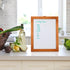 Desktop Whiteboard with Stand, 14"x11", Wooden Frame, 8 Marker Pens, 1 Magnetic Eraser for School Office Restaurant