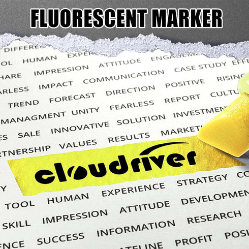 cloudriver Yellow Highlighters, Bulk Pack of 120, Bright Color, Chisel Tip, Quick Drying Ink for Home, School & Office