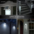 SL179, Classy Caps Solar Deck & Wall Lights, Model White - High Performance, Energy Efficient, Weather-Resistant