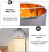 LIFKOME Bulb Table Lamp Shade Fabric Lampshades Star Drum s Hollow Out Table Cover Clip On Chandelier s Replacement