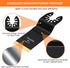 JTWEB 10PCS Titanium Oscillating Tool Blades Kit for Metal Cutting, Wood, Plastic, Compatible with Dewalt