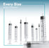 BH Supplies 30ml Luer Slip Tip Syringes (No Needle), Sterile, Individually Wrapped, 50 Syringes