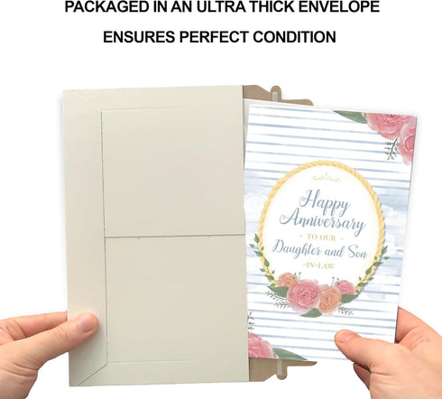 Prime Greetings Anniversary Card for Daughter and Son In Law