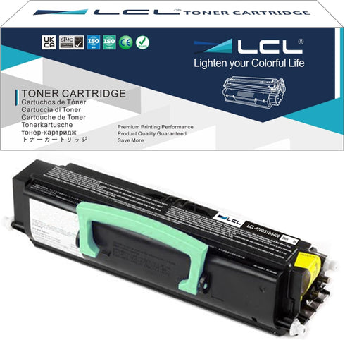 LCL Compatible Toner Cartridge for Dell 1700 - Replacement 310-5400 310-5402 310-7039 310-7022 310-5399 6000 Pages