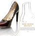 2Pcs Hemobllo Shoe Display Stand Shoe Rack for High Heels Practical Shoe Support for Shoe Store Showcase Stable Design