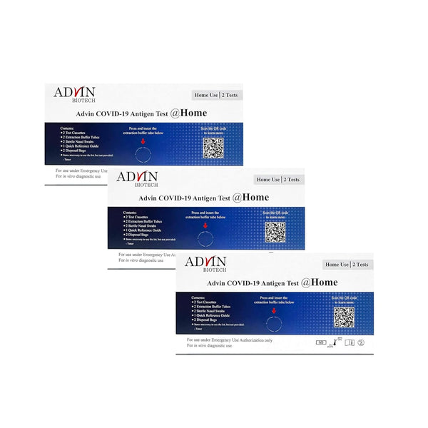 Advin Covid 19 at Home Test Kit, Rapid Results Under 10 mins, Easy