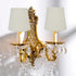 2Pcs E14 European Style Indoor Lampshades for Table Lamp Fabric Lampshade for Chandelier Floor Lamp(Beige)