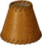 Royal Designs, Inc. CS-970-6 Faux Leather Empire Chandelier Shade with Whipstitch Trim,