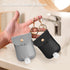 TLIFOS 2Pcs Reusable Hand Sanitizer Holder, Portable Leather Leakproof Hand Sanitizer Keychain for Travel Outdoor