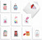 The Best Card Company 20 Assorted Valentine's Day Cards Bulk Boxed Greetings (10 Designs, 2 Each) - Love Jar