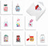 The Best Card Company 20 Assorted Valentine's Day Cards Bulk Boxed Greetings (10 Designs, 2 Each) - Love Jar