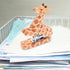 SEWACC Animal Stapler, Giraffe Desktop Stitcher, Wooden Portable Hand Held Stapler for School Office