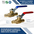 1/2" Pex A Expansion Ball Valve, Red/Hot and Blue/Cold 29-5-1&2 (2) by XFITTING