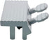 NU-SET Sliding Window Lock, Double Thumb Screw Window Lock for Home Security, White