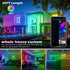 AILBTON Lights,60ft Remote,5050 Led Strip Music Sync Color Changing, Built-in Mic,Bluetooth App Control LED Tape Lights
