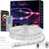 Ledagic Outdoor Led Strip Lights Waterproof 50ft (1 Roll), Ip65 Outside Led Light