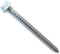 White Hex Head Sheet Metal Screws 8 x 2, Piece-12, 014973187057