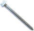 White Hex Head Sheet Metal Screws 8 x 2, Piece-12, 014973187057