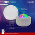 ENBRIGHTEN Aurora Wave Galaxy Projector Night Light, Tabletop Crystal-Ball for Bedroom, Playroom, Kids, Adults, 76044