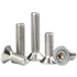 M10-1.5 x 55mm Flat Head Socket Cap Screws, Stainless Steel 18-8 (304), 5 Pcs Machine Screws Inner Hex Screw Fasteners